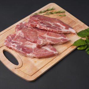 Bondiola fresca rebanada