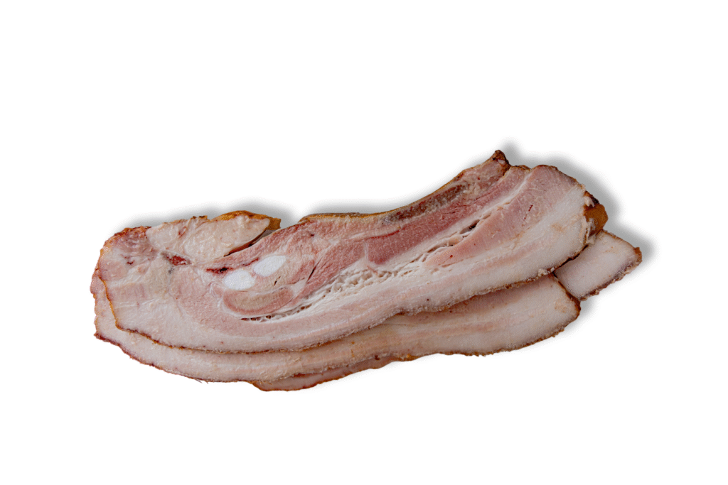 Costilla ahumada rebanada
