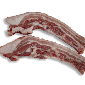 Costilla fresca rebanada